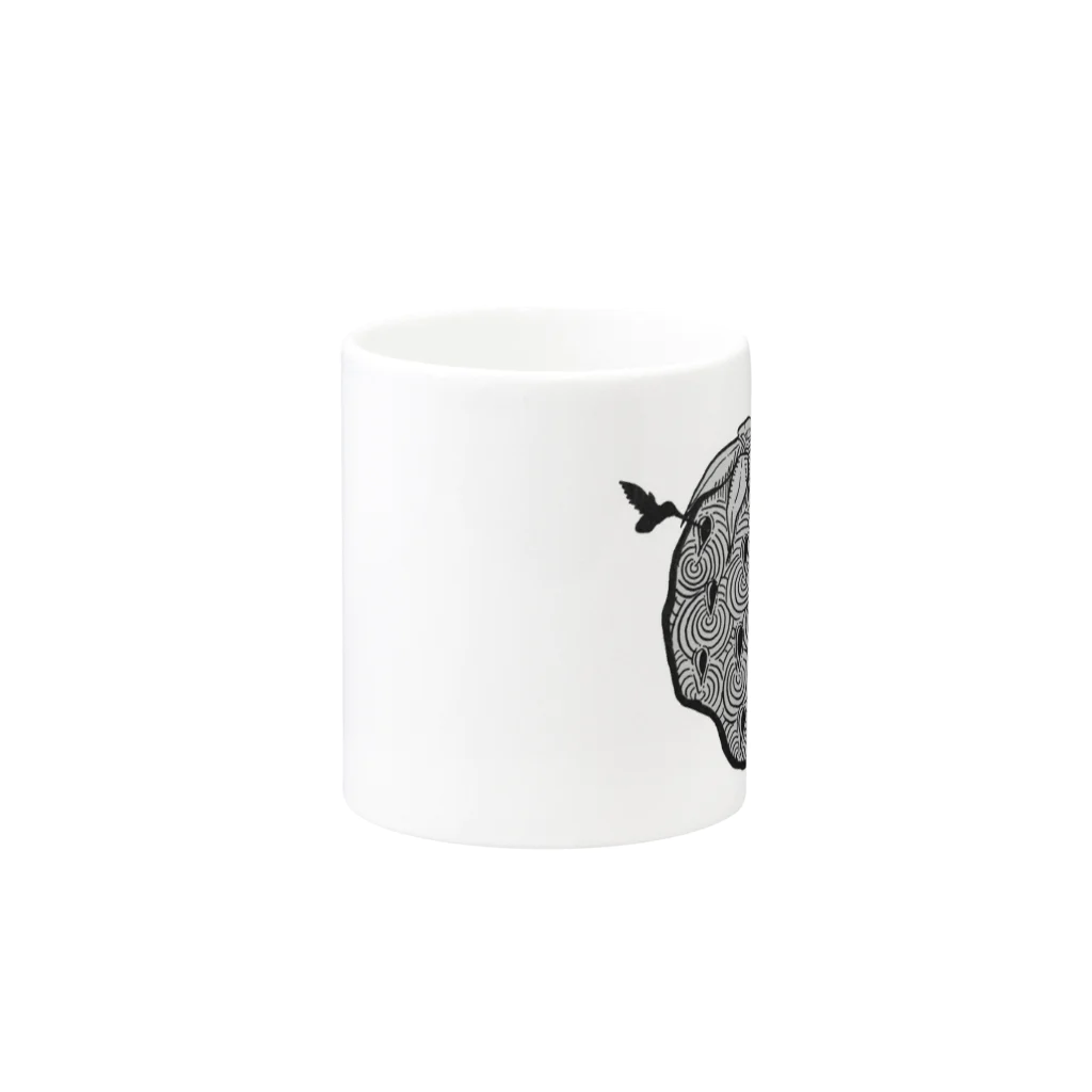 JIRO の部屋のはちご Mug :other side of the handle