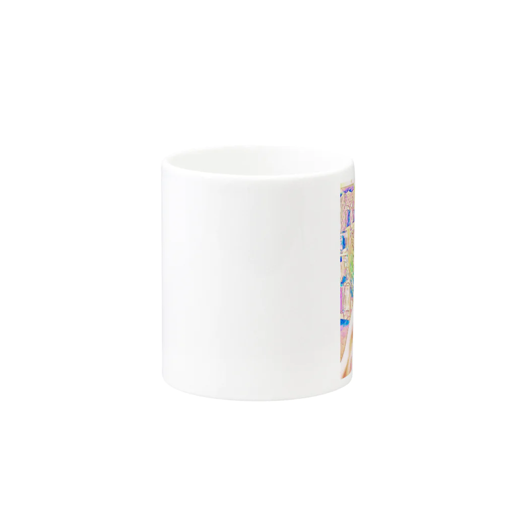 kamexのしさくひん Mug :other side of the handle