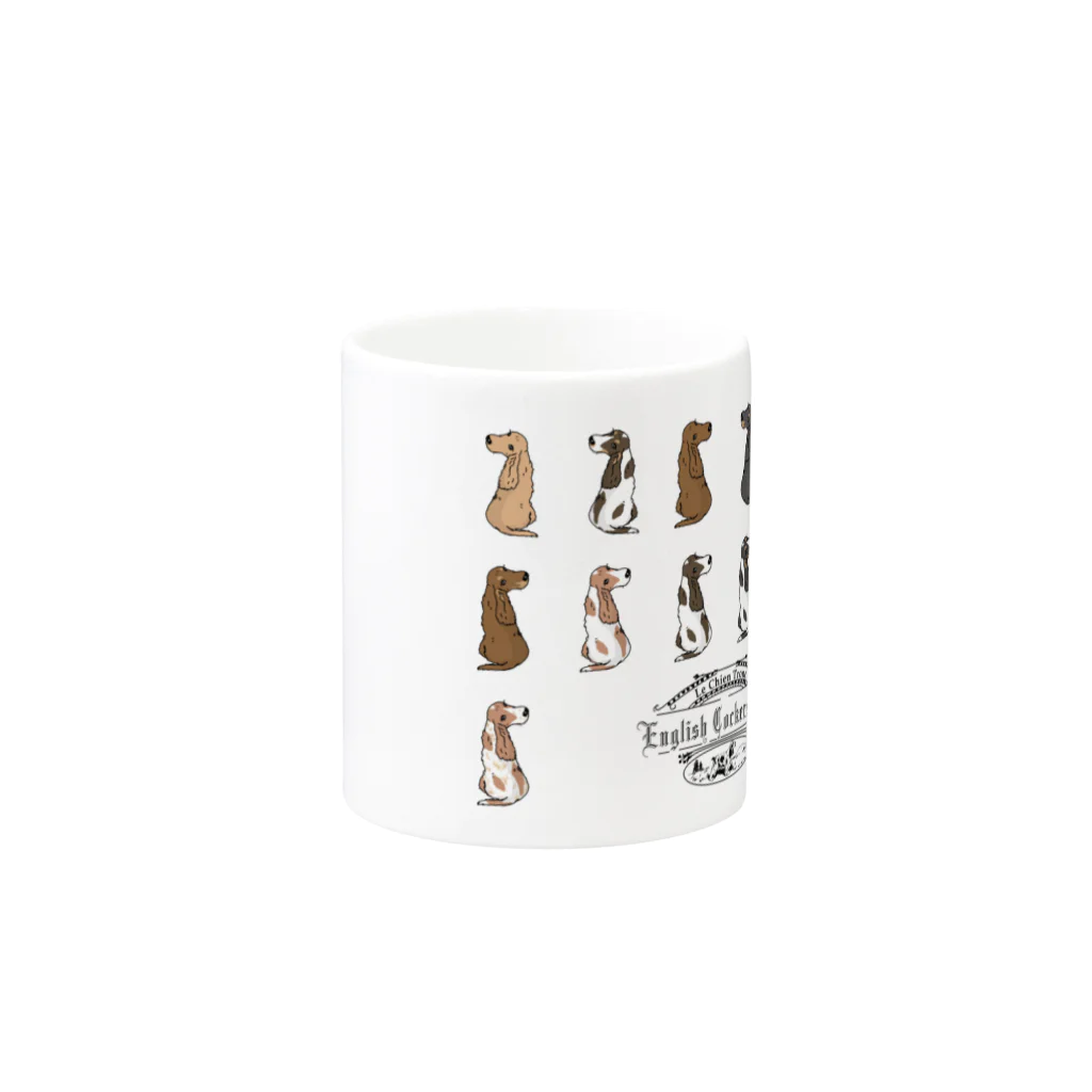 Saori  BTのle chien tronc ver.2 14dogs Mug :other side of the handle