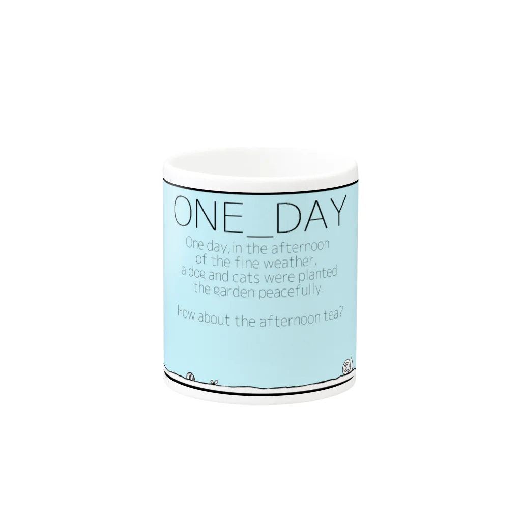 やなせあきるのONE_DAY Mug :other side of the handle