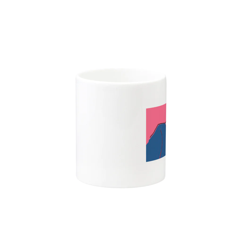 ナントカのJe t'adore. Mug :other side of the handle