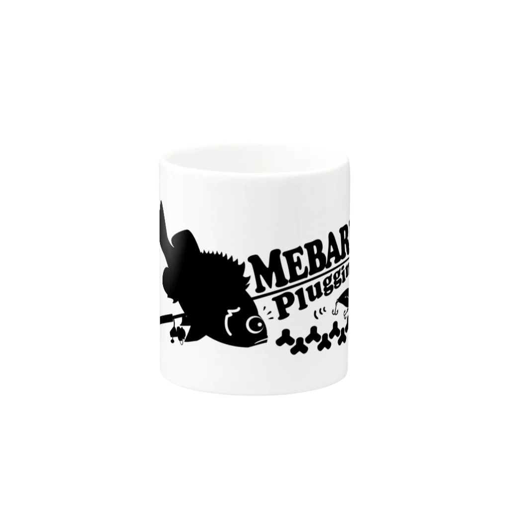 ikeyocraft のメバプラ Mug :other side of the handle