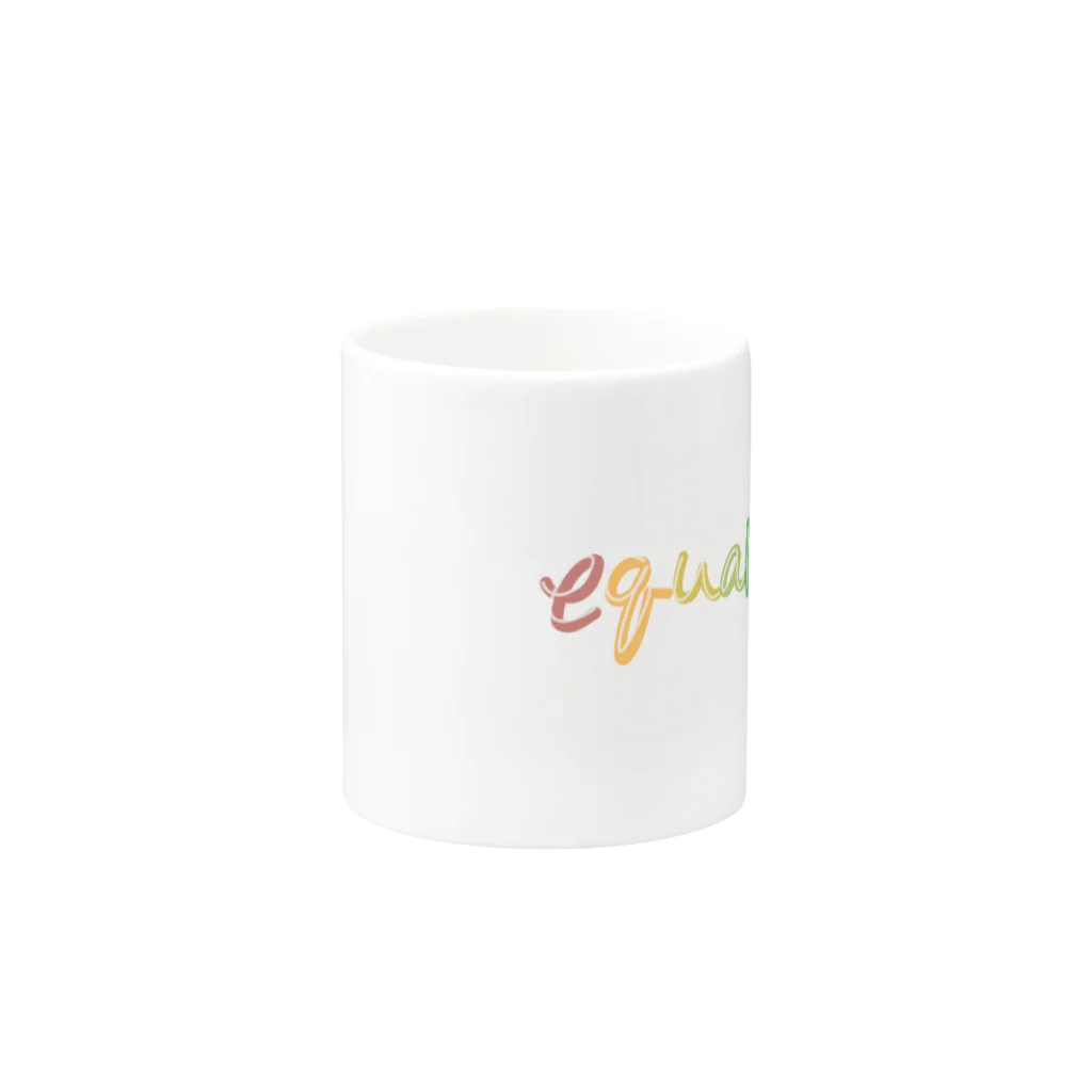 Risarisa's STOREのequality Mug :other side of the handle