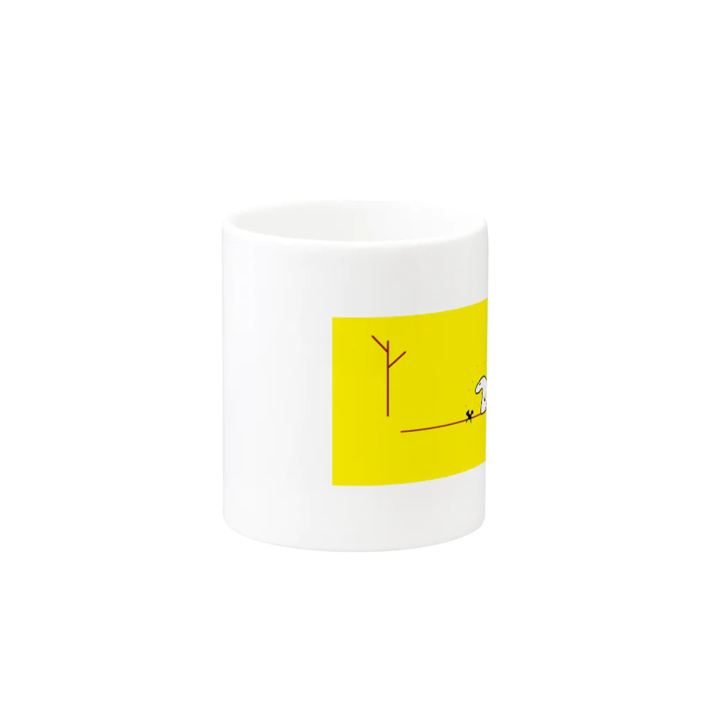 ずーもやのずーもやくん１ Mug :other side of the handle