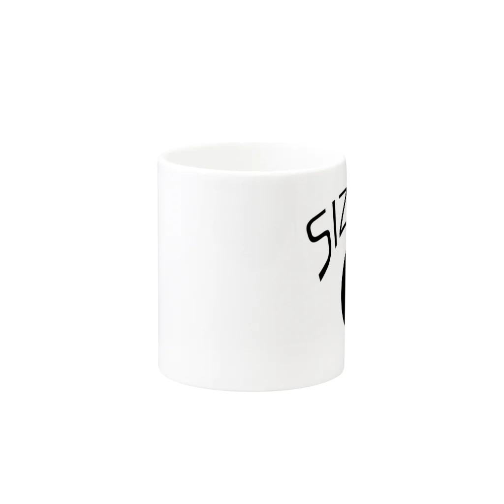 カンザシ屋SUZURI店のSIZULU支給品 Mug :other side of the handle