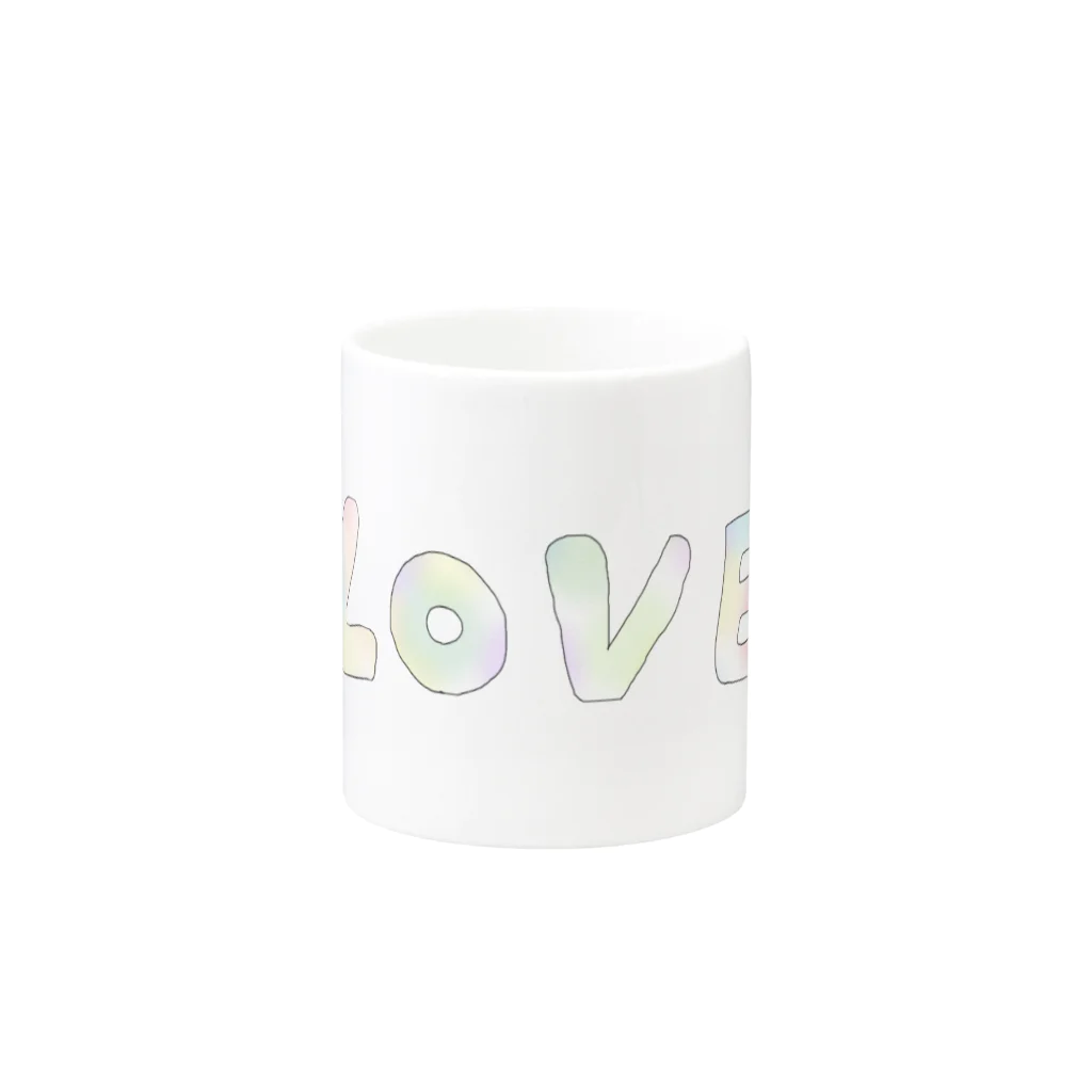 令和ベイビーのLOVE Mug :other side of the handle