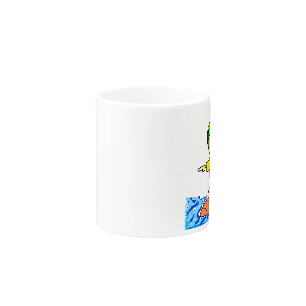 abiraidaaaのあびライダー Mug :other side of the handle