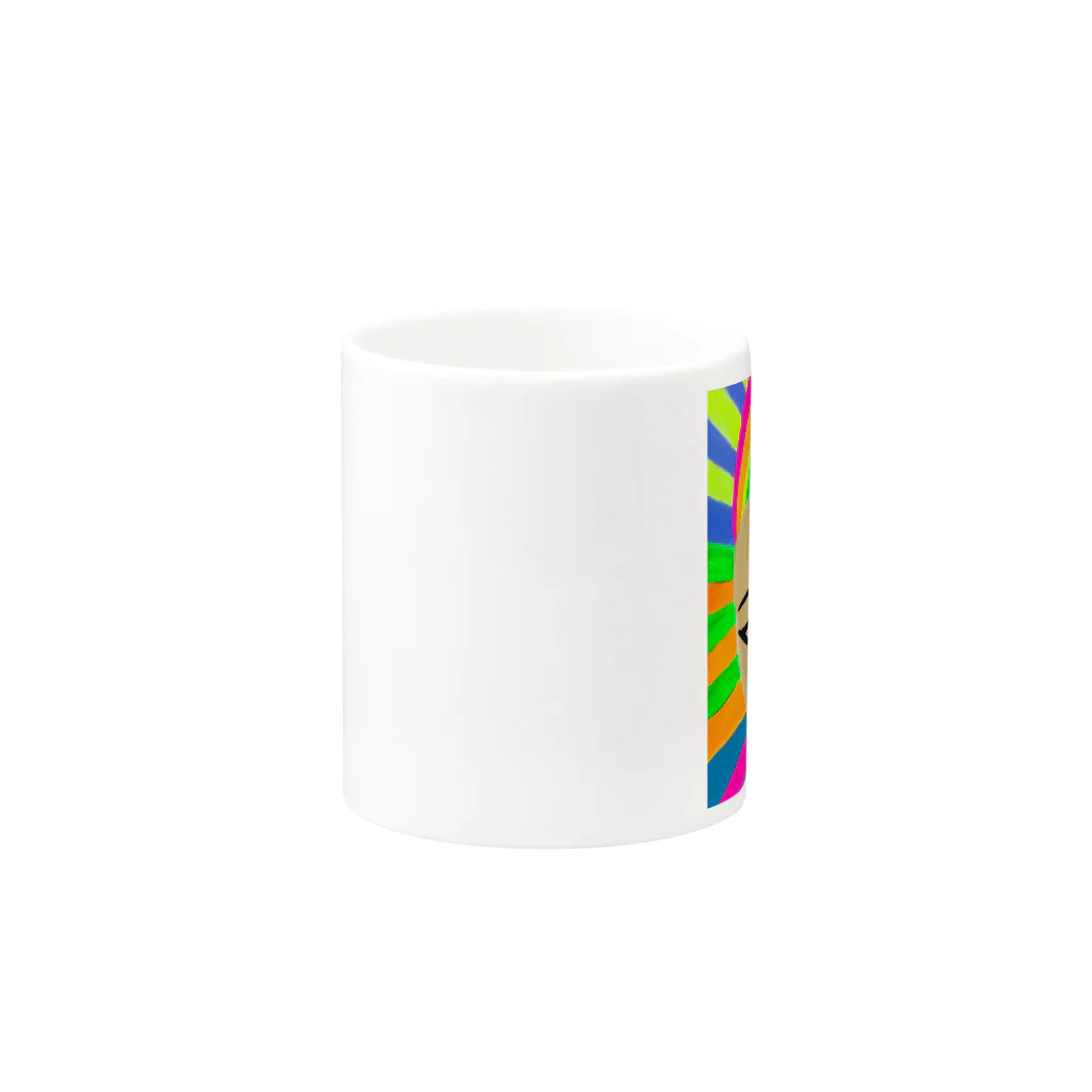 kura_shop🌈のサイケデリック坊主🤫❤ Mug :other side of the handle