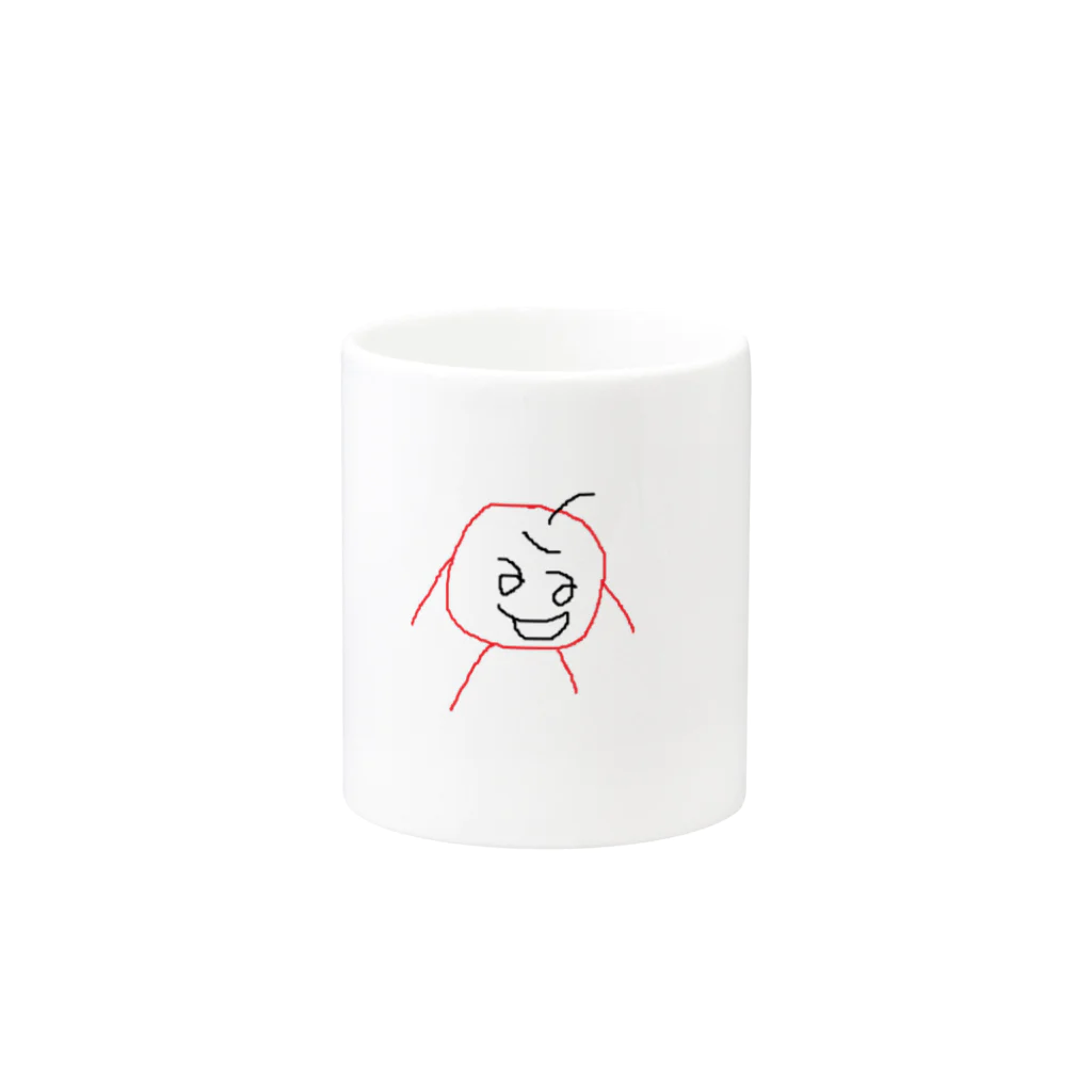 うぬまっくすのりんごちゃん Mug :other side of the handle