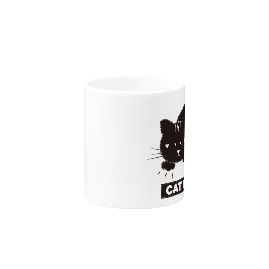 ぷる猫支店のcat did it. Mug :other side of the handle