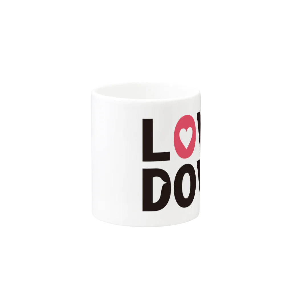 moa810のLOVE DOVE Mug :other side of the handle