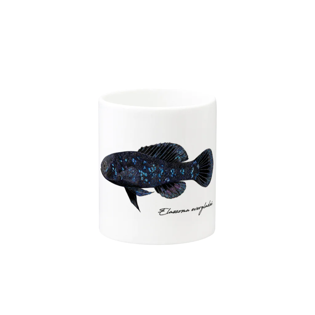 Serendipity -Scenery In One's Mind's Eye-のElassoma evergladei Mug :other side of the handle