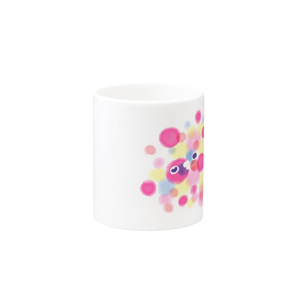 kpoppo☻の恋ぴよ Mug :other side of the handle