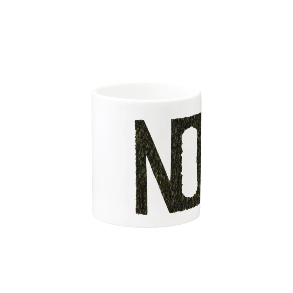 NORI SHOPのNORI（海苔） Mug :other side of the handle