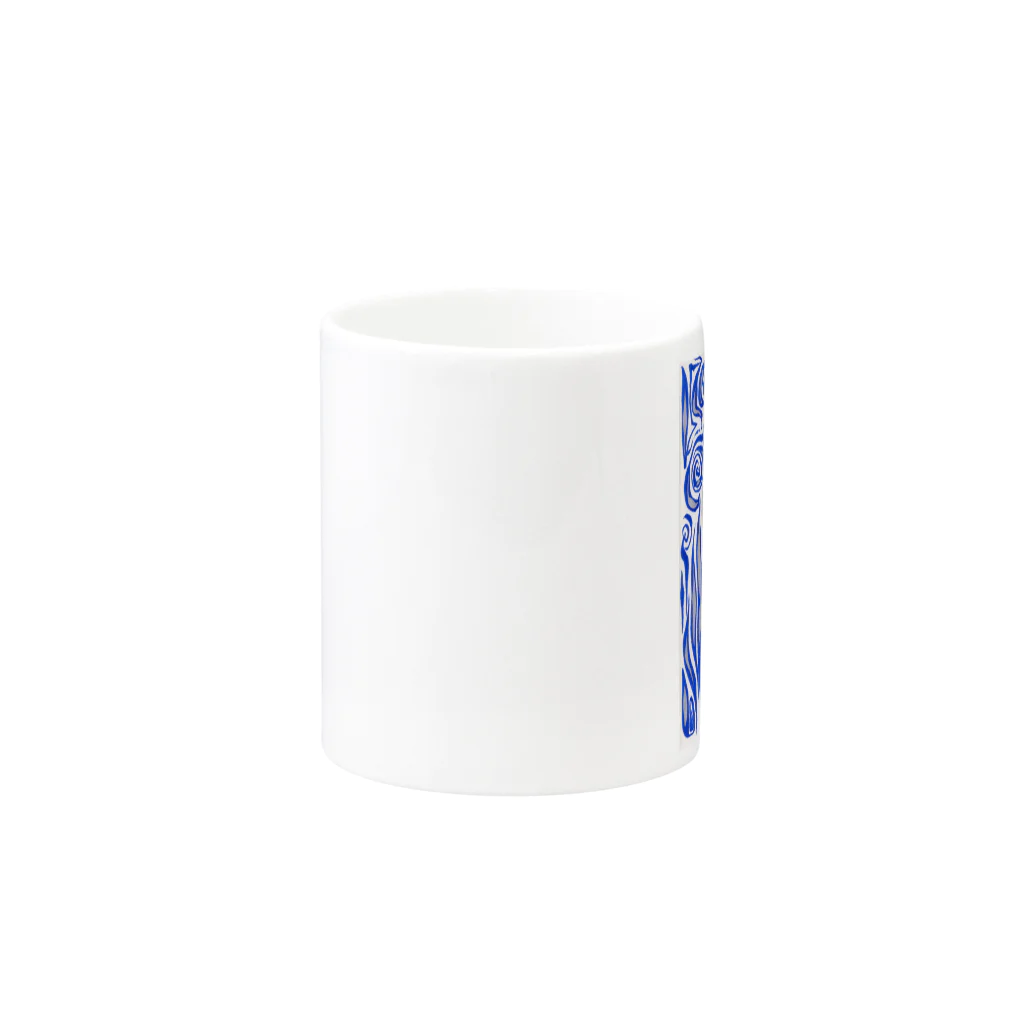 Yo+Ichiro.Universe.ArtのCommunication NetWorker Mug :other side of the handle