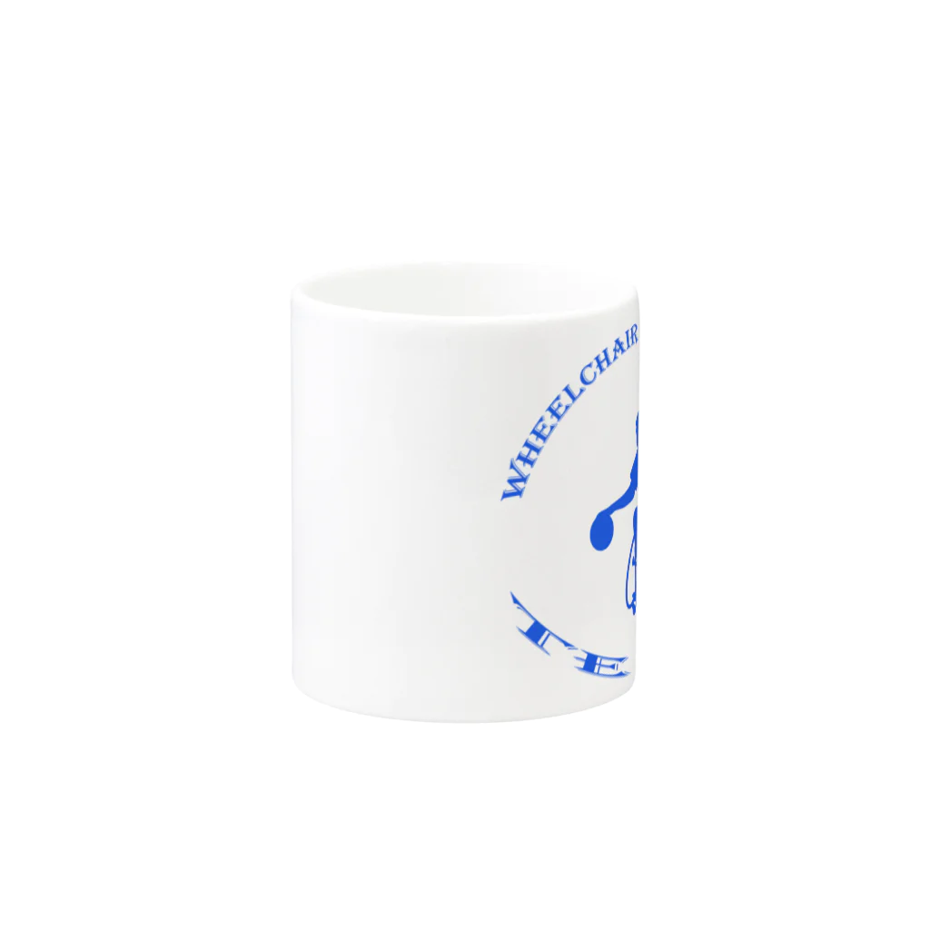 NOMAD-LAB The shopの車椅子バスケ！ Mug :other side of the handle