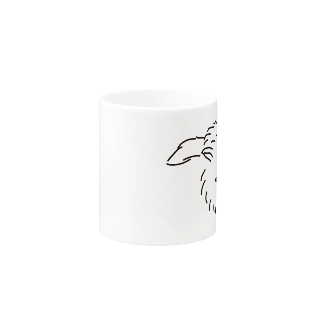 kojiのスコティッシュフォールド猫 Mug :other side of the handle