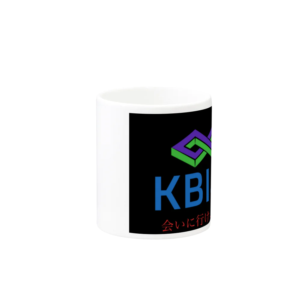KBI SHOPのKBI48ブラックタグバージョン マグカップの取っ手の反対面