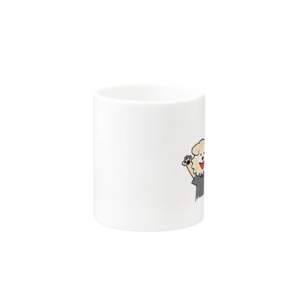 A.K FACTORYの肩組みakとはるやん Mug :other side of the handle