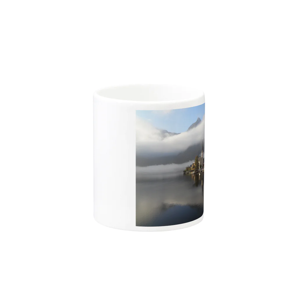 aiueo123の世界遺産ハルシュタット Mug :other side of the handle