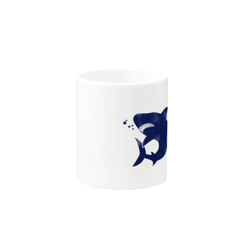 jawsdaysのDIVE DEEP blue Mug :other side of the handle