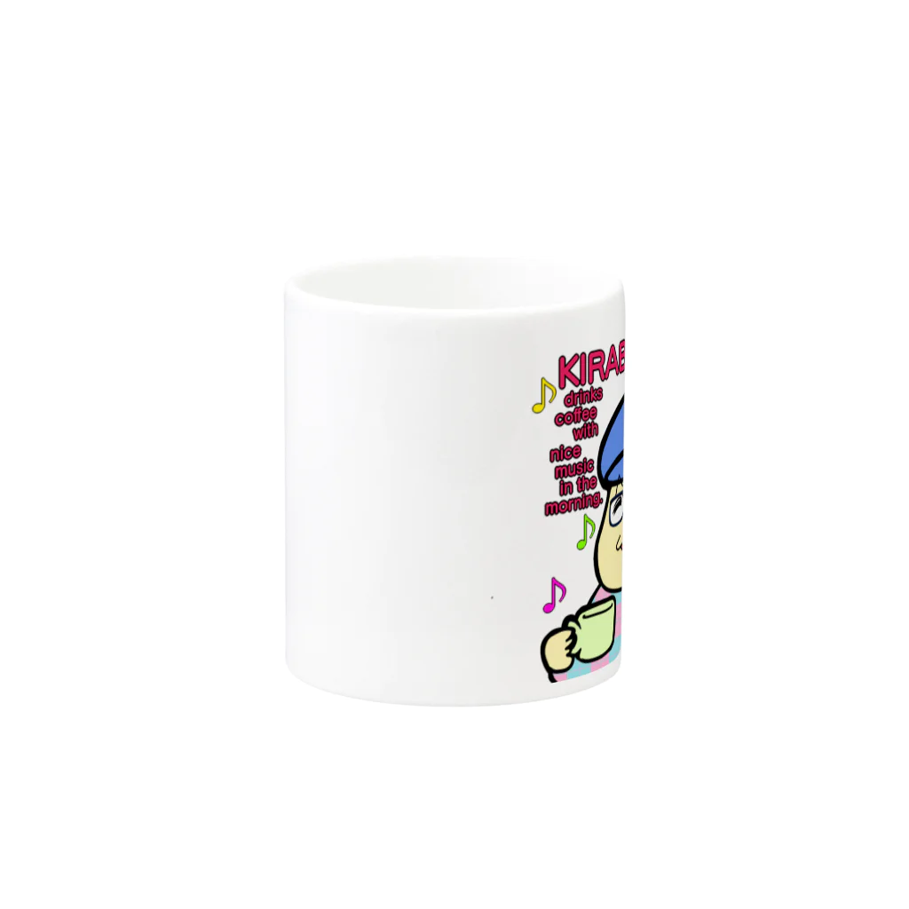 ポリンキー/ラッコさんのキラ武士さんマグカップ Mug :other side of the handle