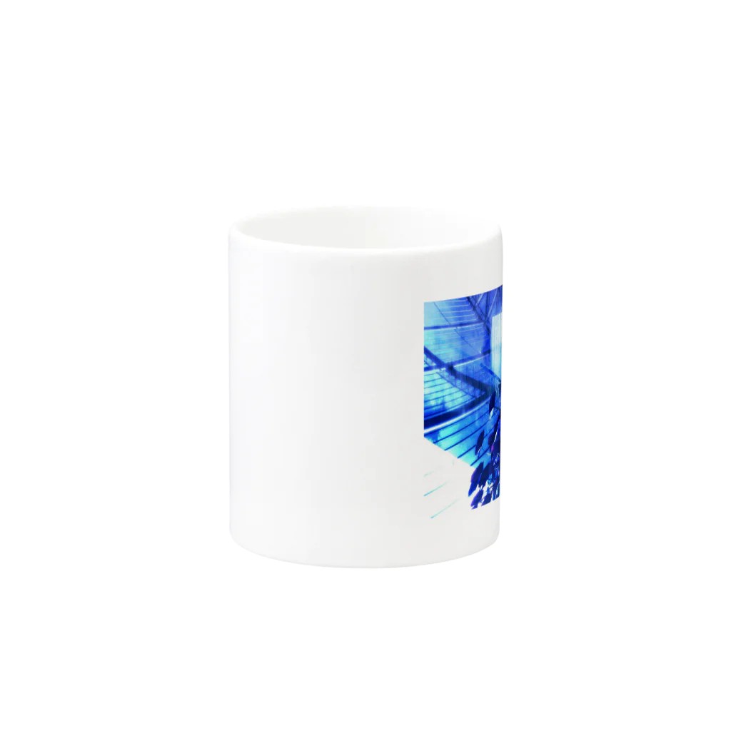 さかいまみの「studio344」の青い鳥 Mug :other side of the handle