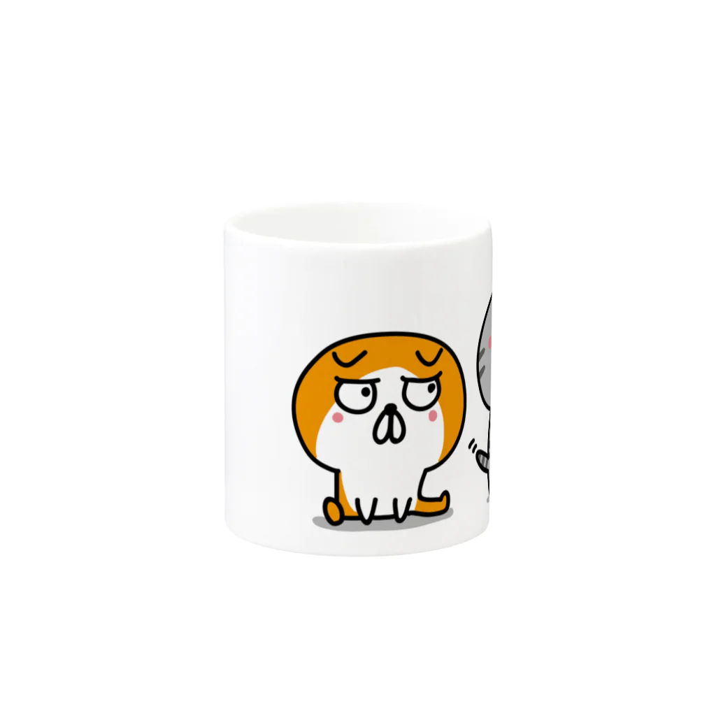 mogulのおねこさんたち Mug :other side of the handle