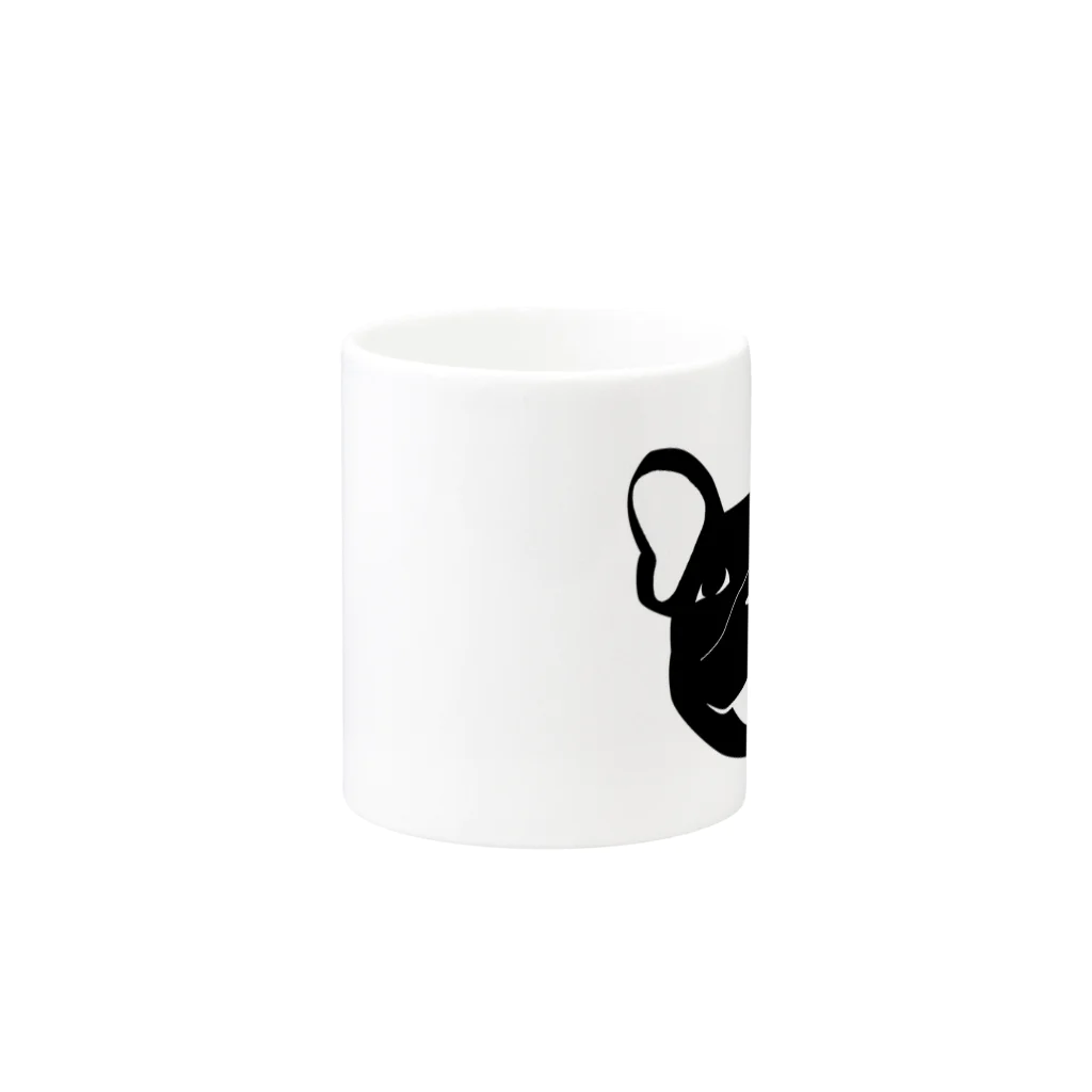 DESIGN ROOM GANOの背が・・・。 Mug :other side of the handle