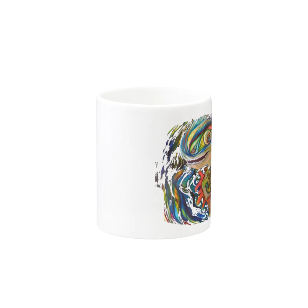Life Timeのフリーダムフィッシュ Mug :other side of the handle