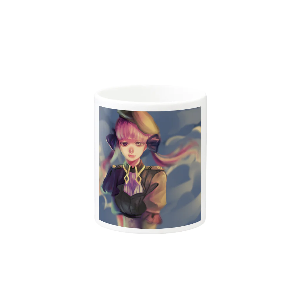 夏風みなはのおみせの軍服シリーズ Mug :other side of the handle