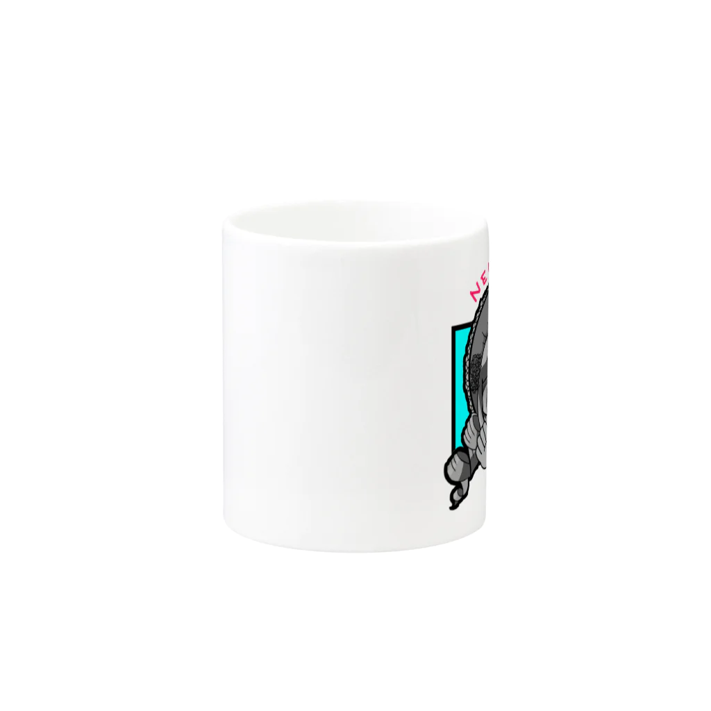 みぞのNEMUTAI Mug :other side of the handle