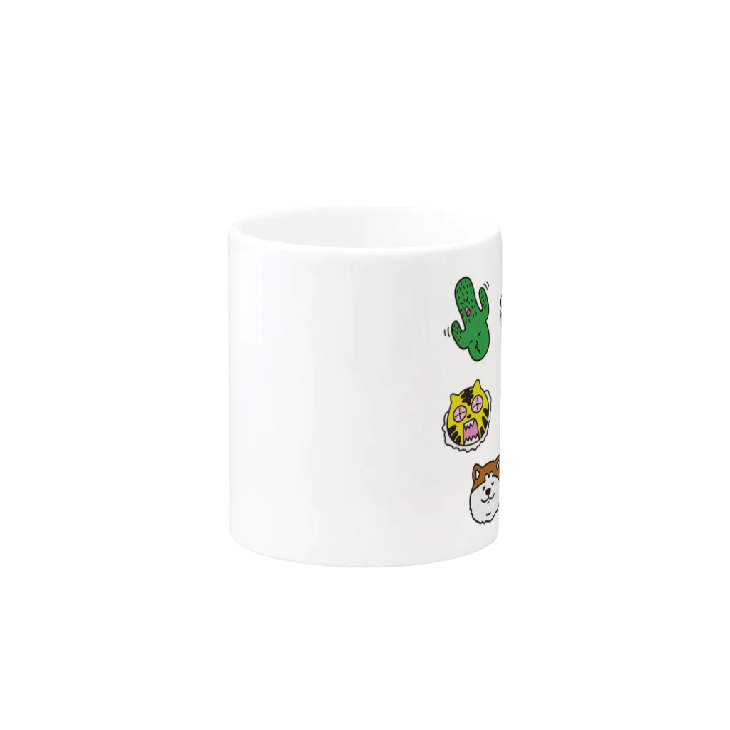OH! MUCHA LIBREのオームチャリブレ！ Mug :other side of the handle