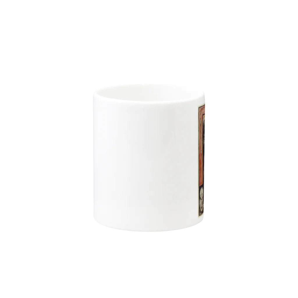 beautiful-worldのムンク マドンナ Mug :other side of the handle