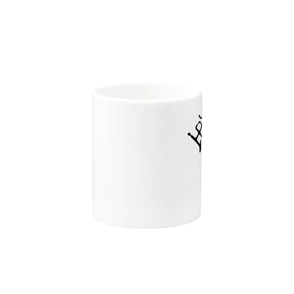 artypoの兜虫 Mug :other side of the handle
