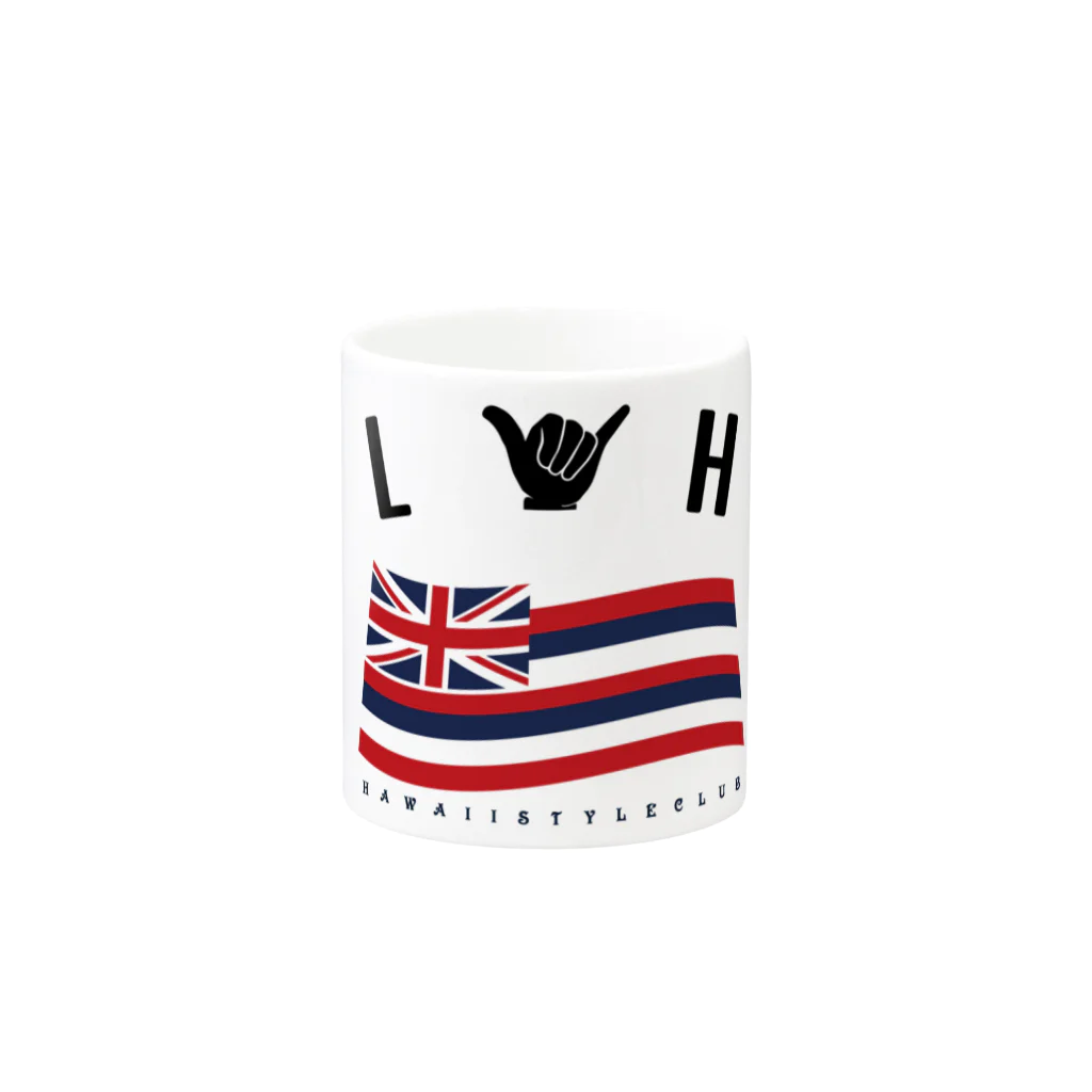 ハワイスタイルクラブのAloha Flag Mug :other side of the handle