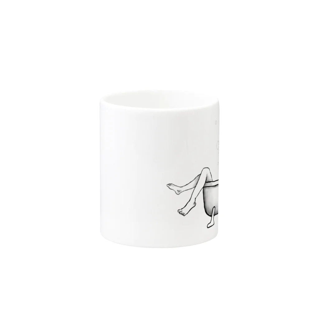 kjy Storeの風呂 Mug :other side of the handle