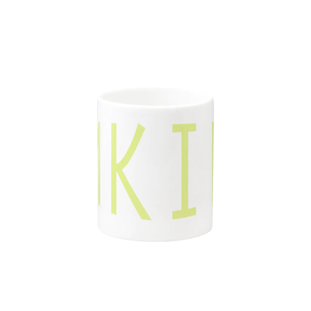 MKID公式のモダン系MKID Mug :other side of the handle