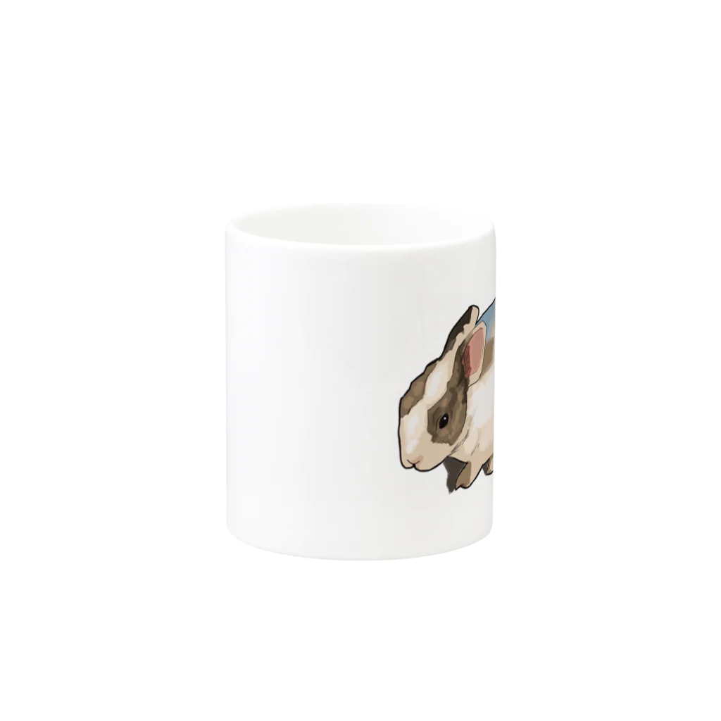 Raimuのぽんちゃん Mug :other side of the handle