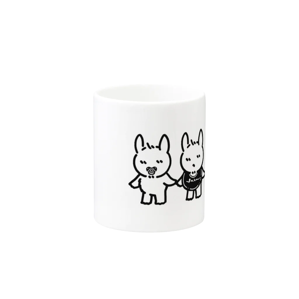 SLEEPYs SHOPの生まれましたSLEEPYs Mug :other side of the handle