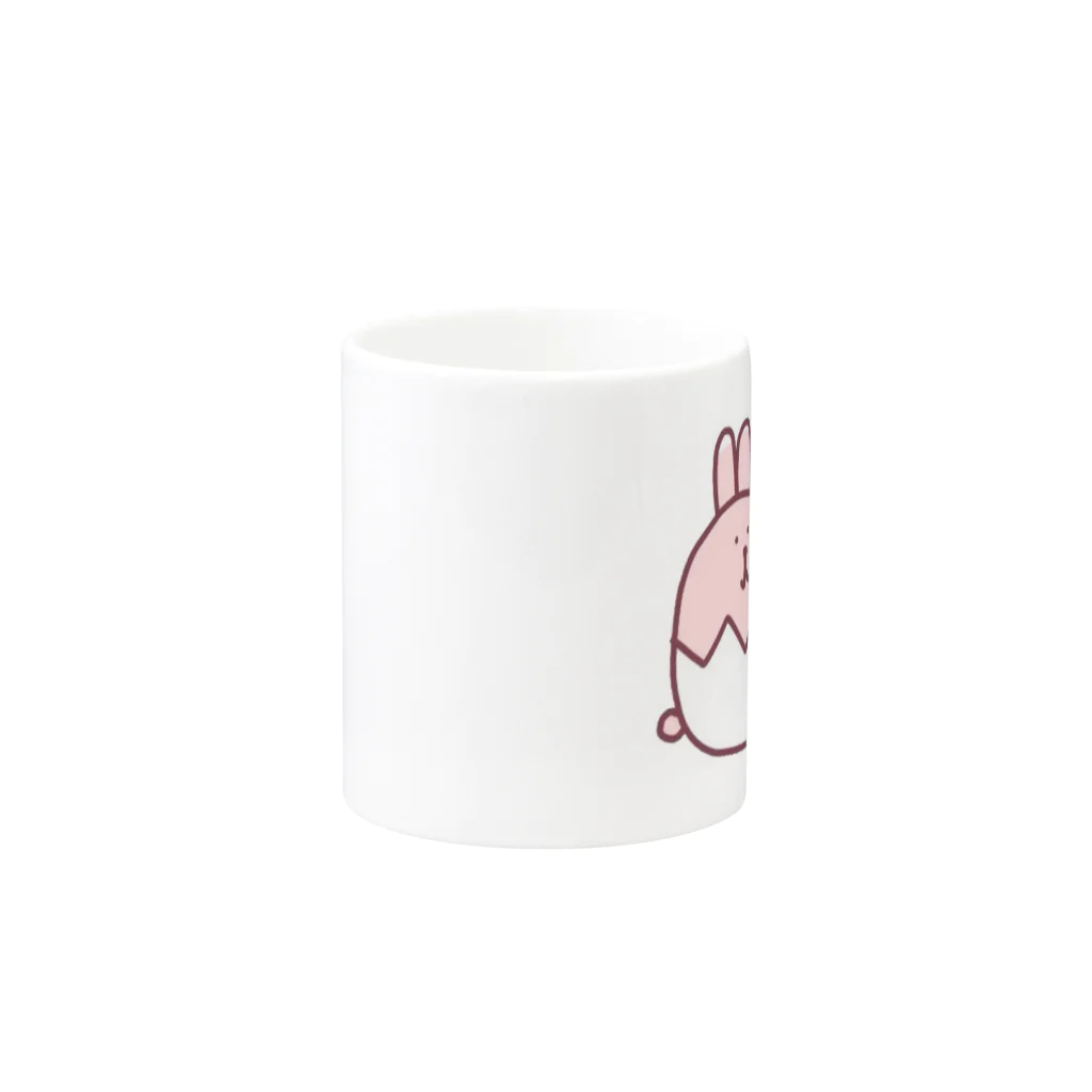 かなちろのたまごあにまるず#うさ Mug :other side of the handle