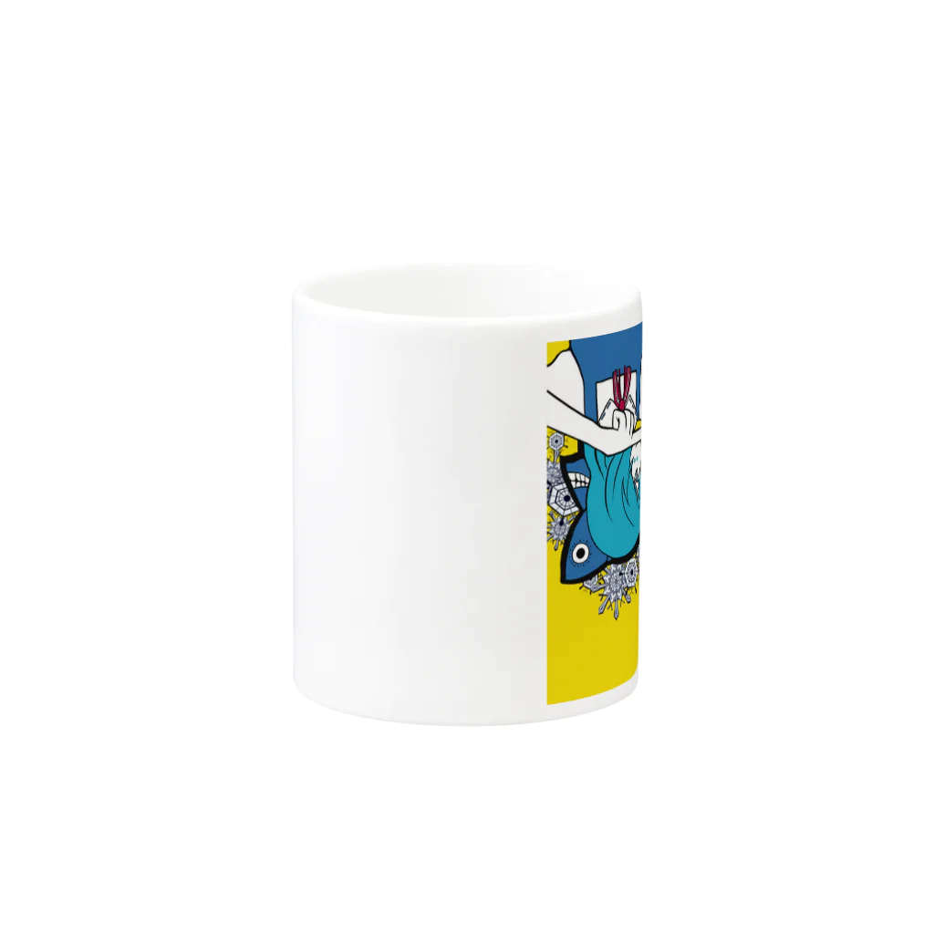 Zessanのマトリョシカチルノ Mug :other side of the handle