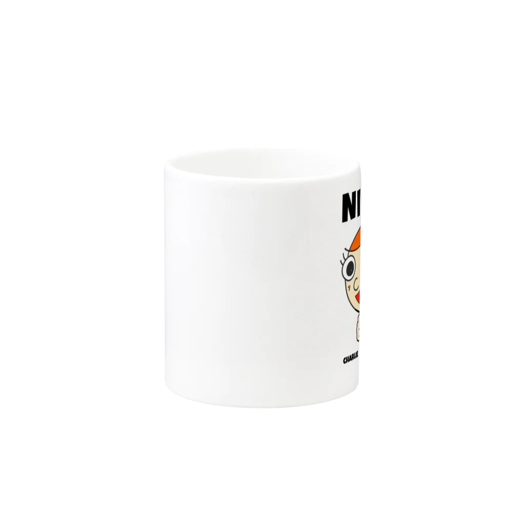 charlolのnice charlie 背景クリア Mug :other side of the handle