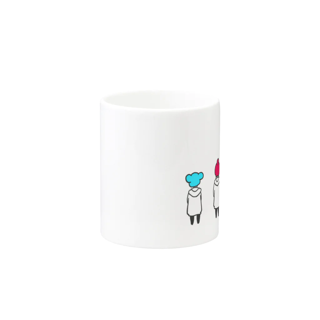 Simple Lifeのフレンズ Mug :other side of the handle