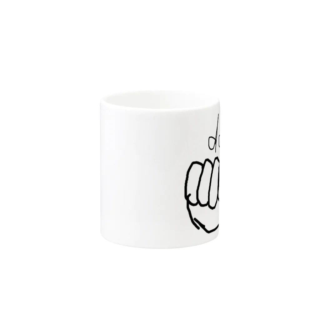 SOcialDistance chanのdaddy bee  Mug :other side of the handle