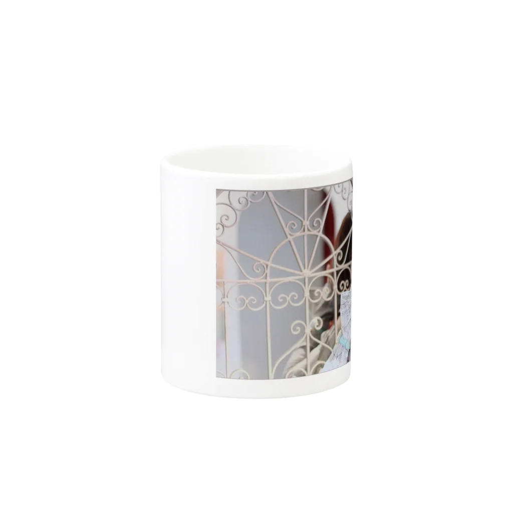 river369のブラックハート Mug :other side of the handle