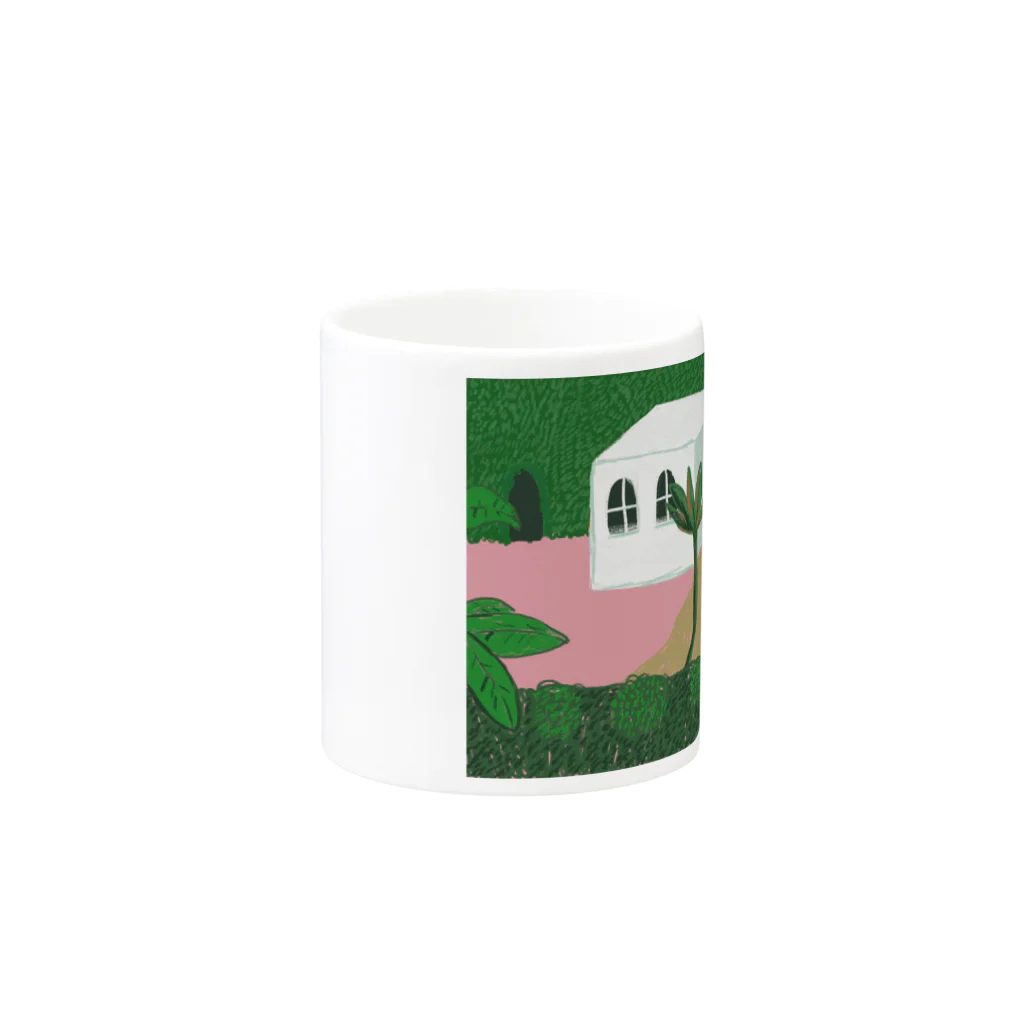 パセリぷに子のP01 Mug :other side of the handle