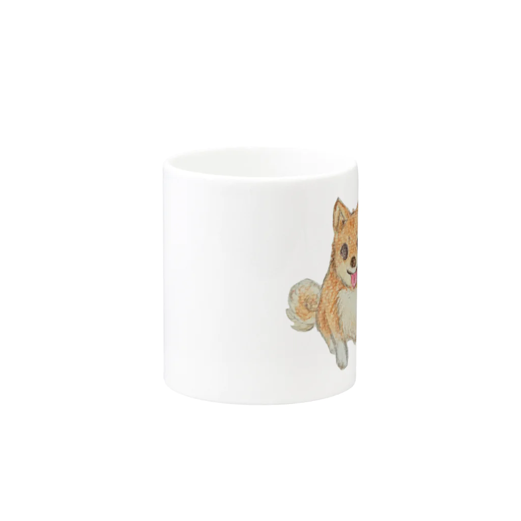 あんるーずの日本の和犬！芝ちゃん Mug :other side of the handle