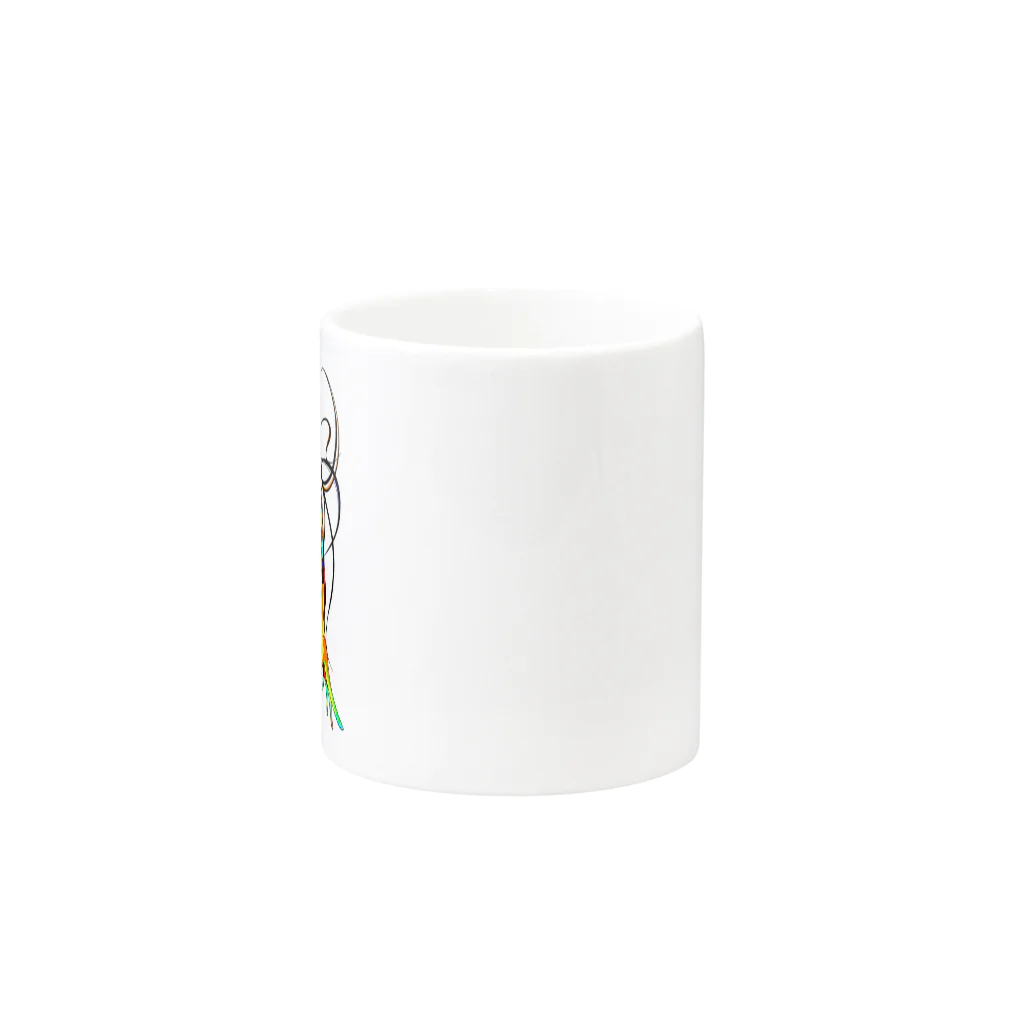 Hori shopのsummer girl Mug :other side of the handle