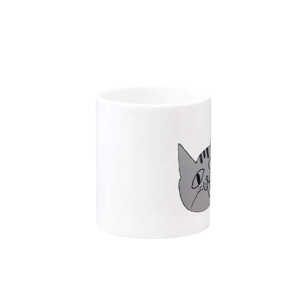 クリベルのHallo neko Mug :other side of the handle